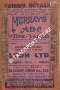 Murray's ABC Time Table for Glasgow and West of Scotland, 4th until 29th May 1964 by Thomas Murray & Co.